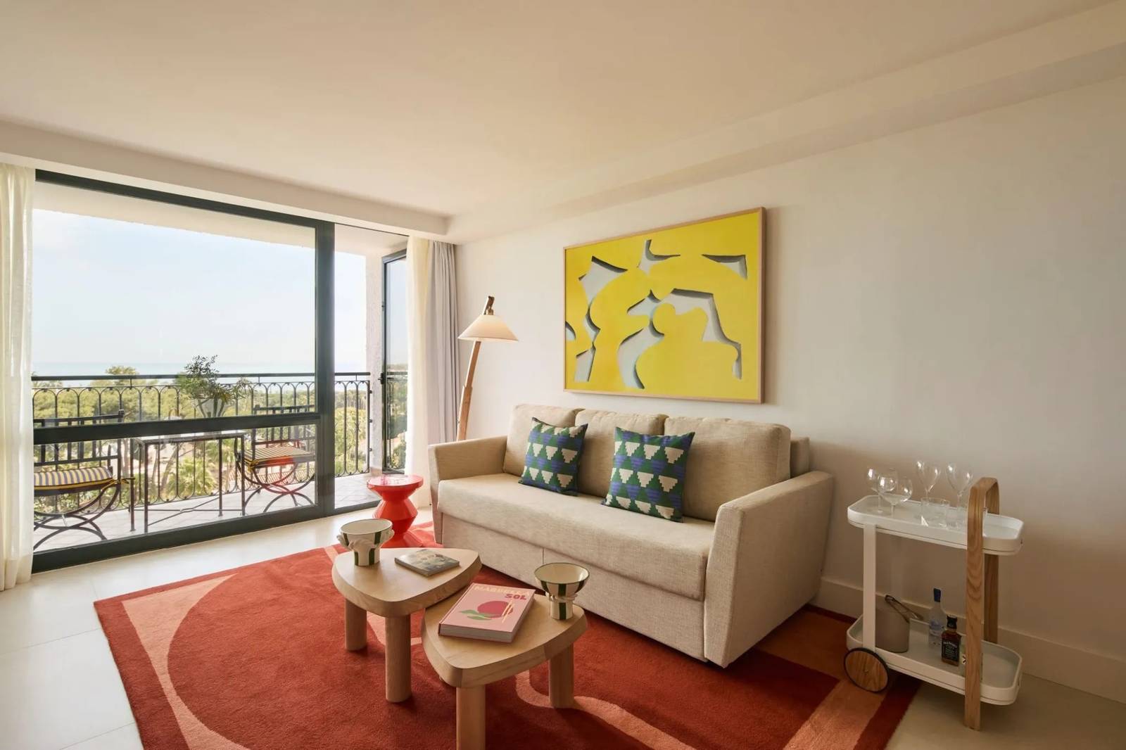 Studio Suite Duplex Balcony Sea View 起居區