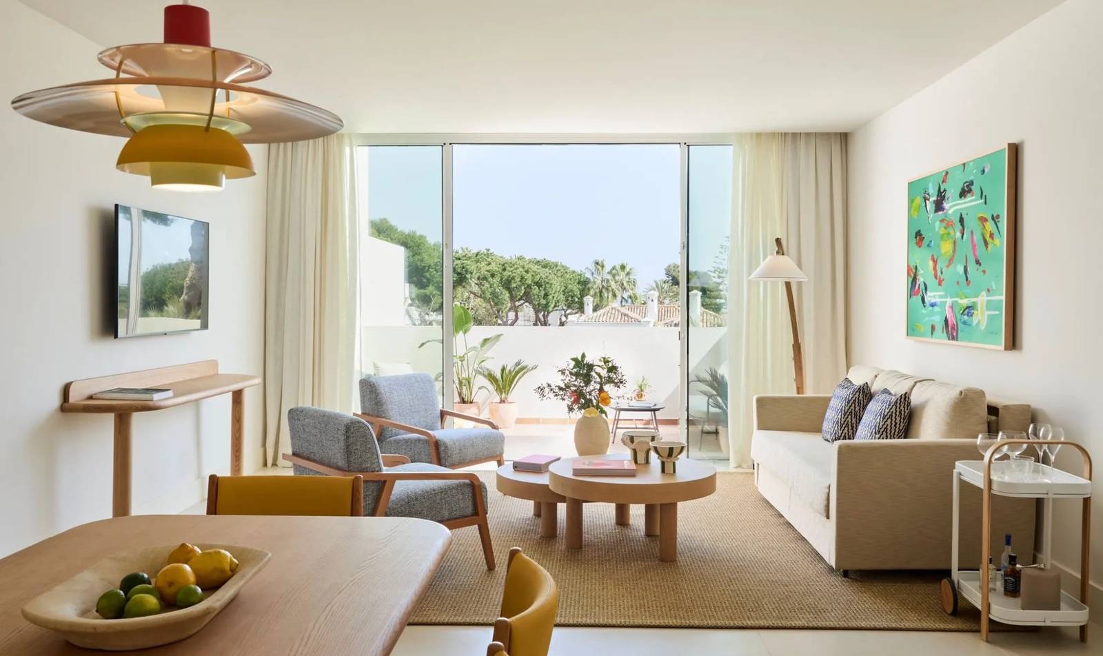 Los Monteros Suite Terrace 起居室