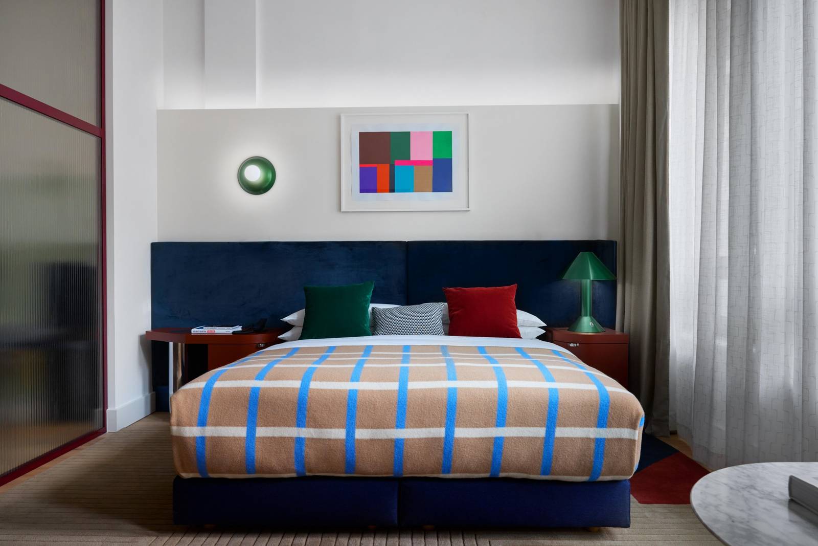 Kimpton Main Frankfurt One Bedroom Suite 臥室