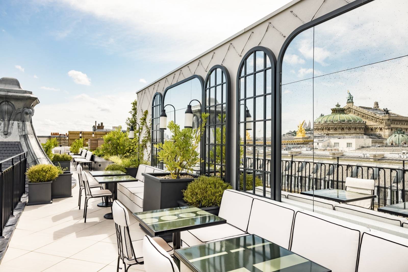 巴黎 Kimpton St Honoré 酒店 Sequoia 頂樓酒吧露台