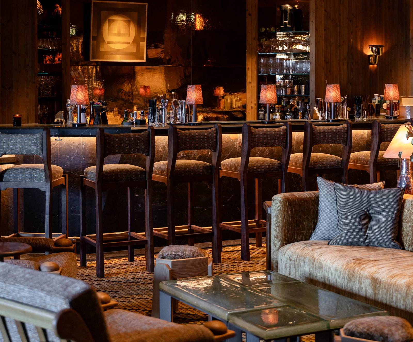 L'Apogée Courchevel L'Apogée Club 吧台