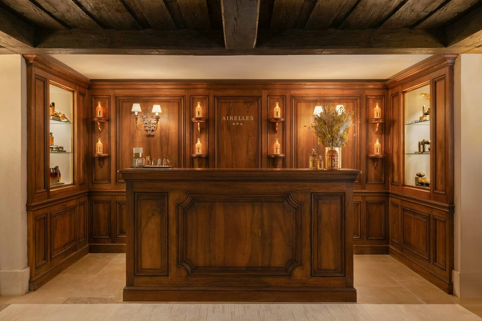 La Bastide 飯店 Guerlain Spa 接待區