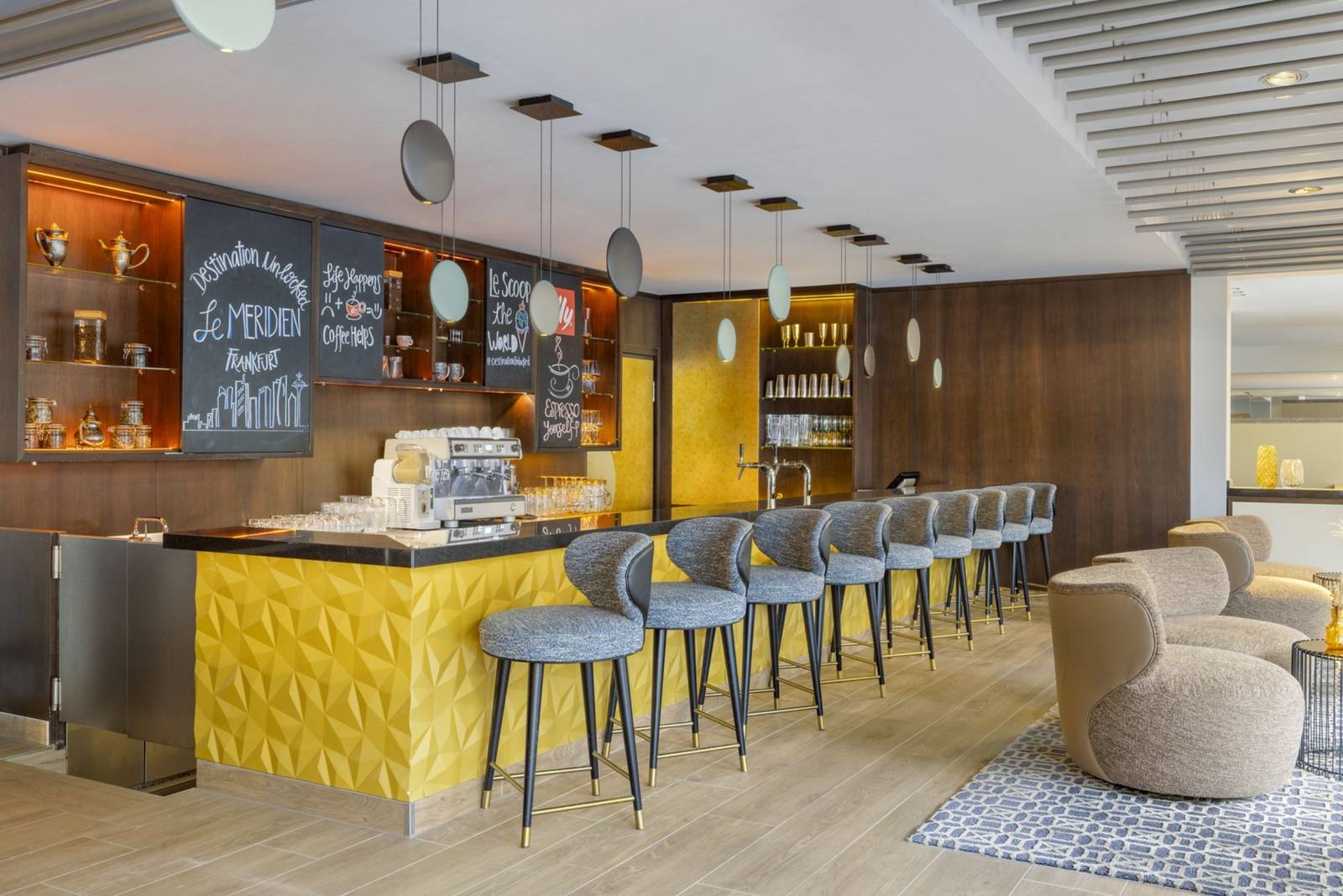 法蘭克福艾美酒店 Le Méridien Hub & Bar 吧台