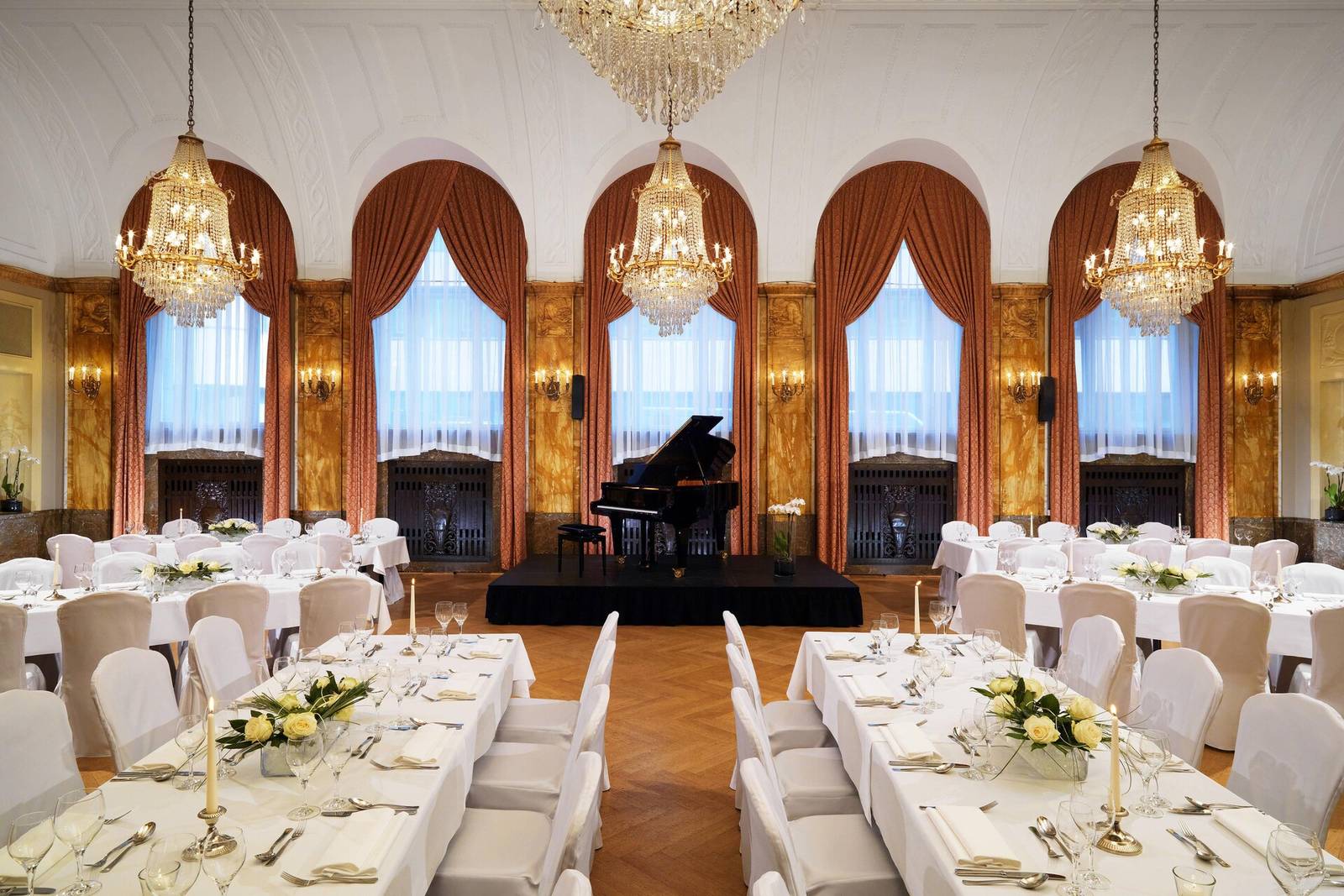 紐倫堡 Le Méridien Grand Hotel Richard Wagner 宴會廳