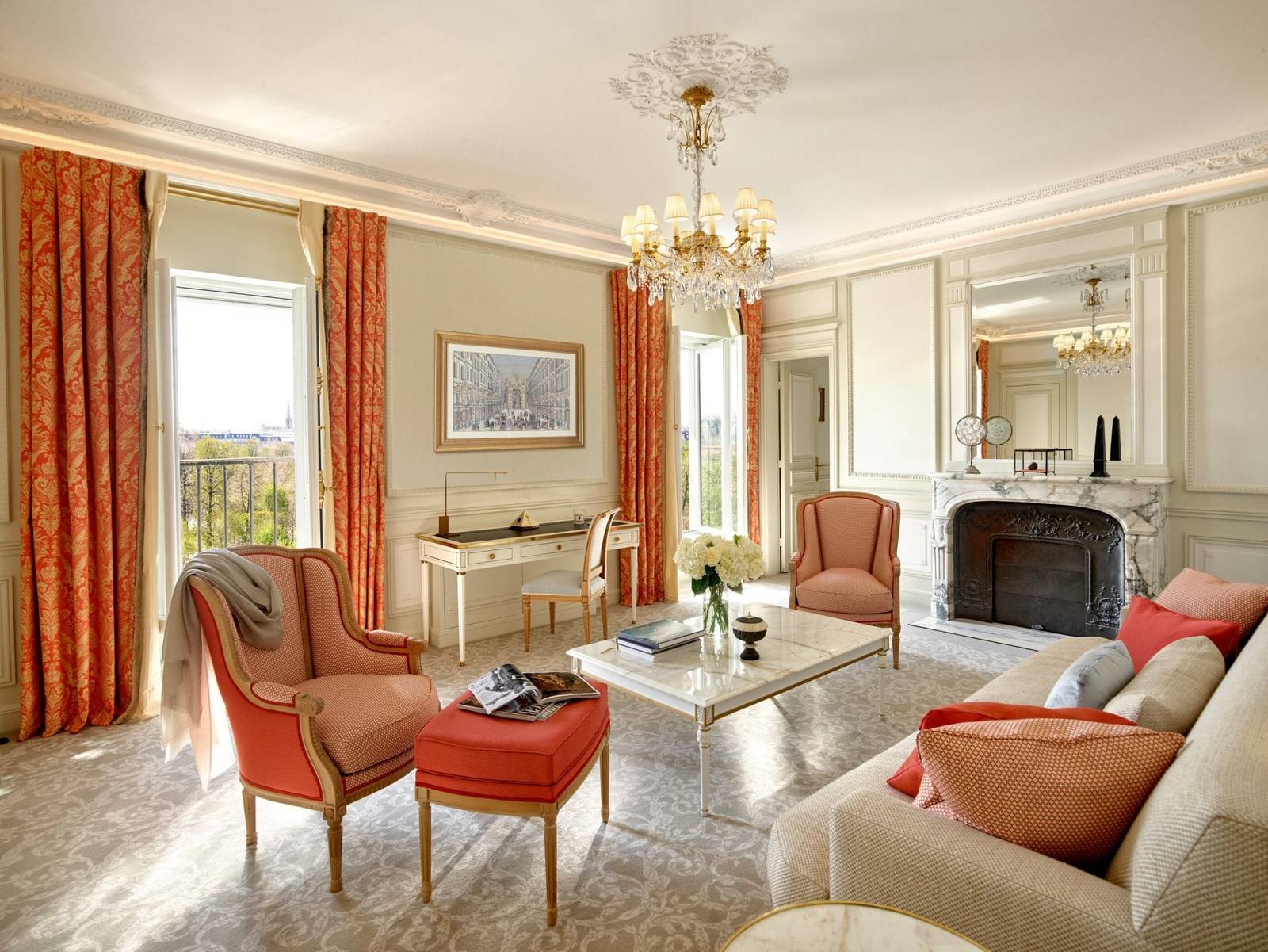 巴黎 Le Meurice Executive Suite 起居室