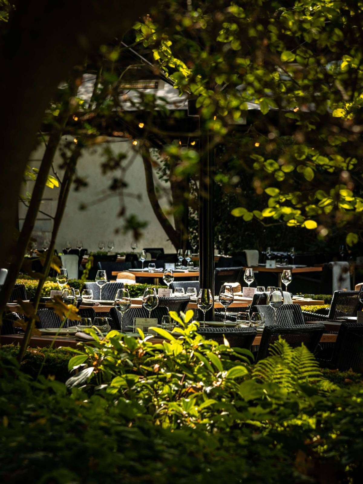 Brasserie Le Jardin 綠意環繞的露天座位