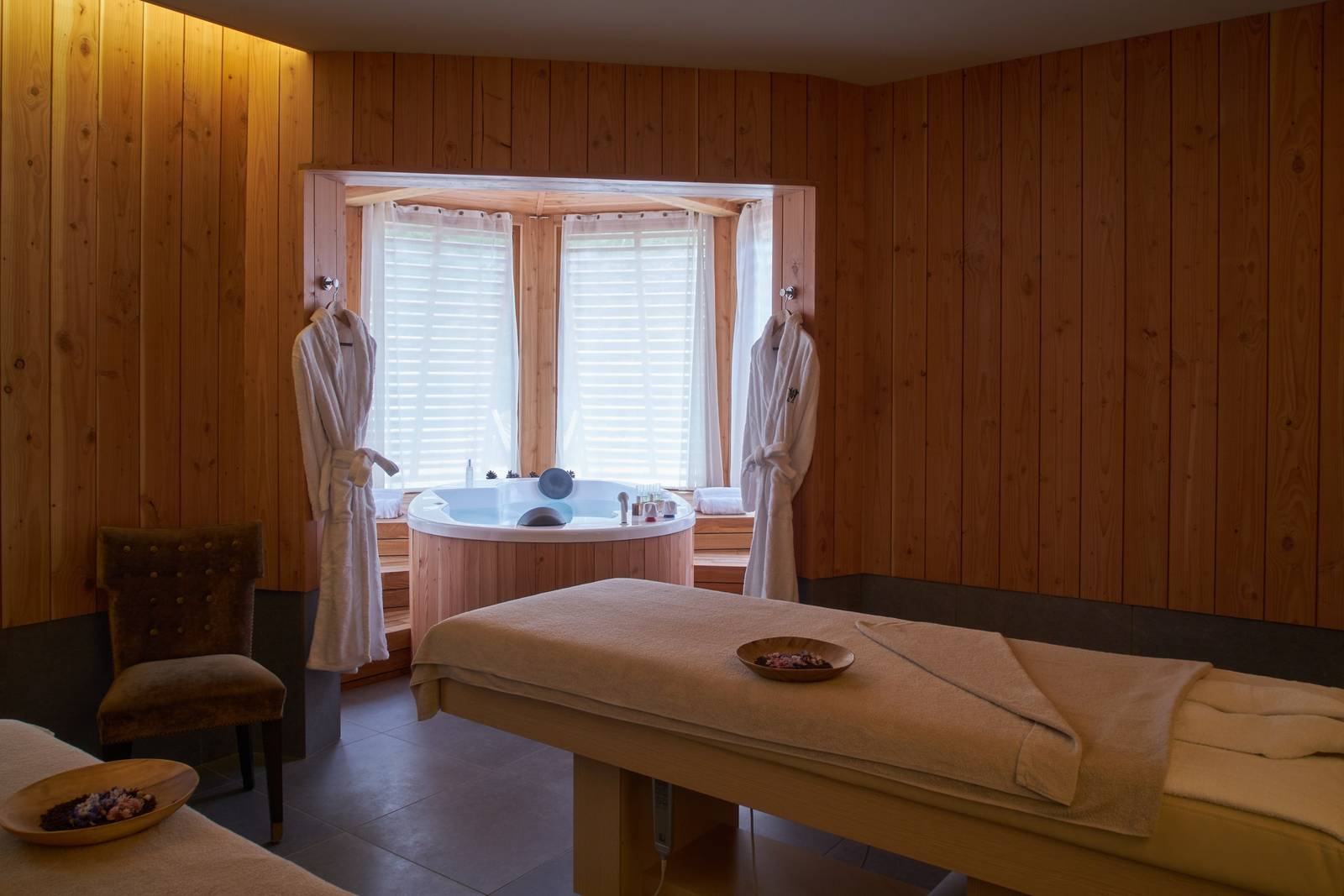 Les Sources de Cheverny Caudalie Spa 療程室