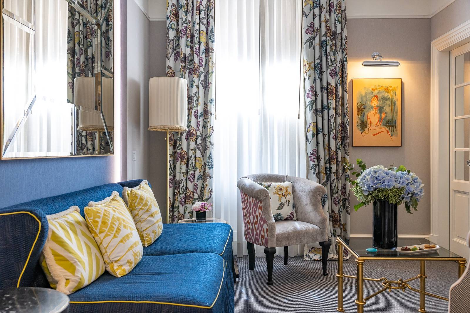 Maalot Roma One Bedroom Suite 起居室