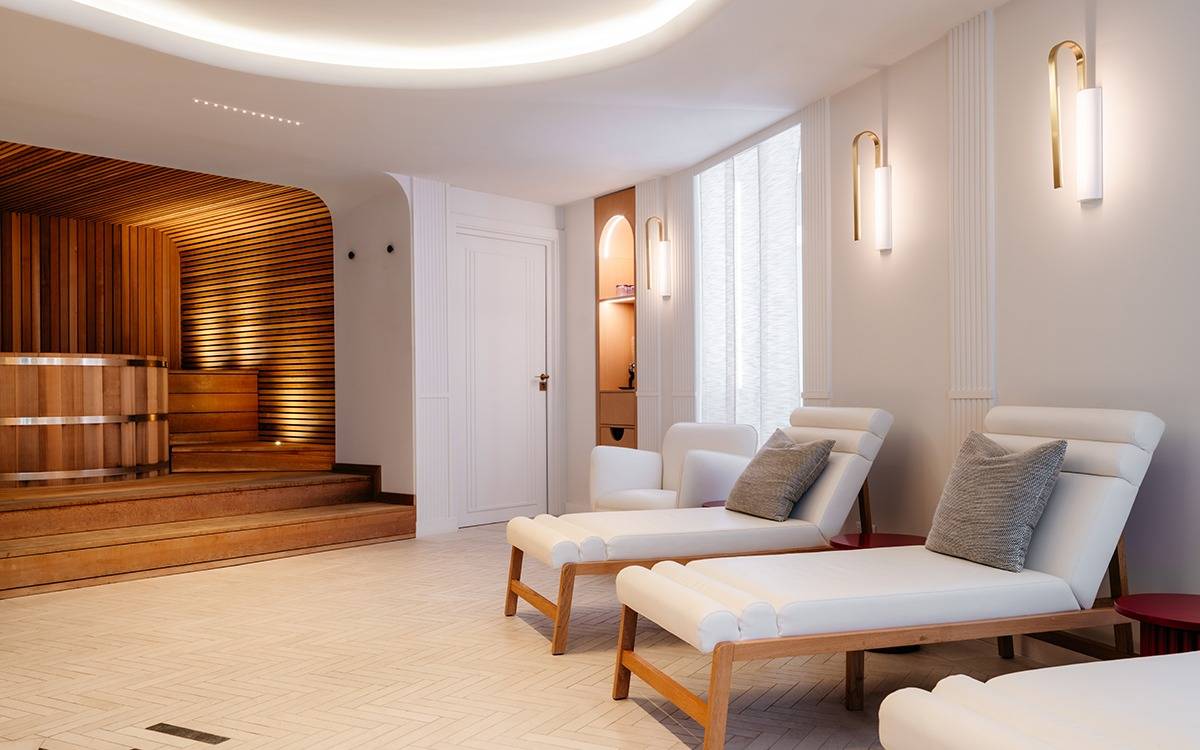 史特拉斯堡 Maison Rouge 酒店 Spa 桑拿旁休憩區