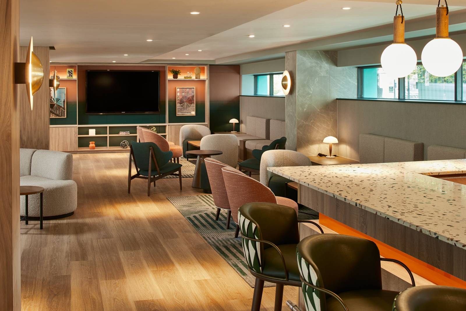 曼徹斯特皮卡迪利萬豪酒店 The Great Room 吧台
