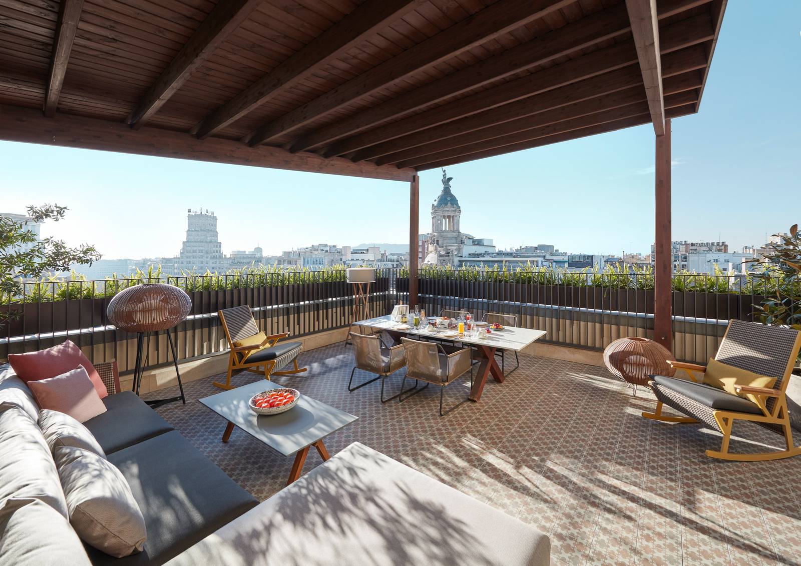 巴塞隆納文華東方酒店 Penthouse Suite 頂樓露台