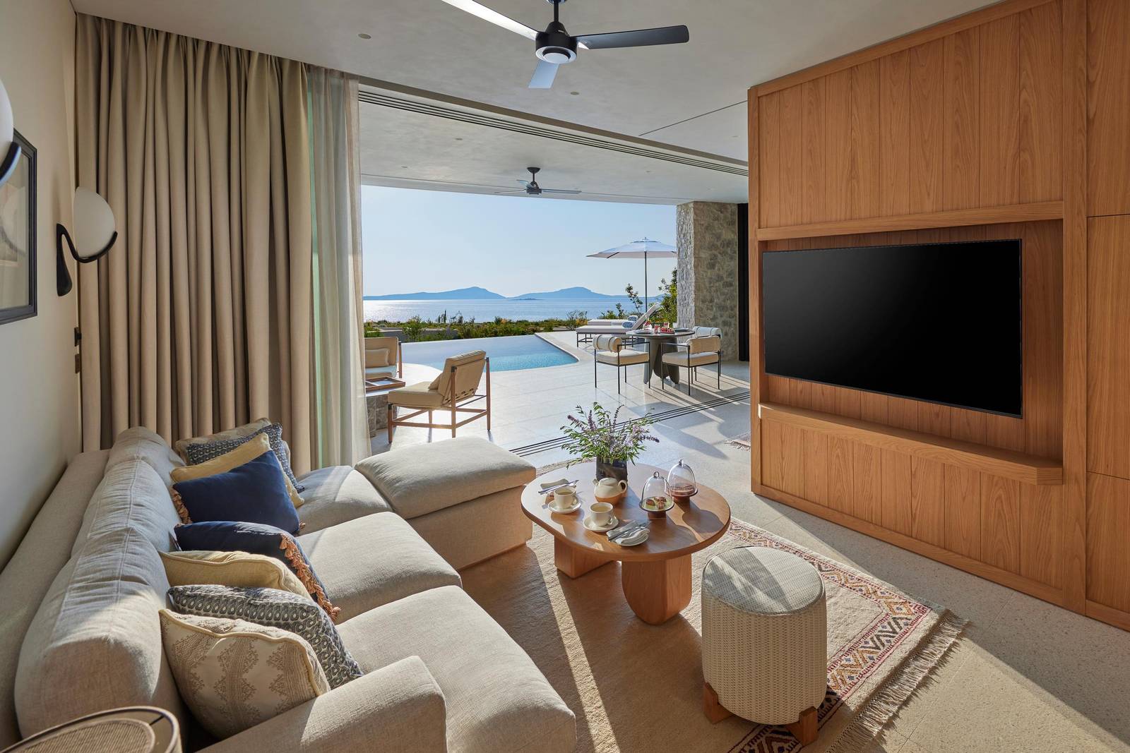 科斯塔納瓦里諾文華東方酒店 Bay View Pool Villa 客廳