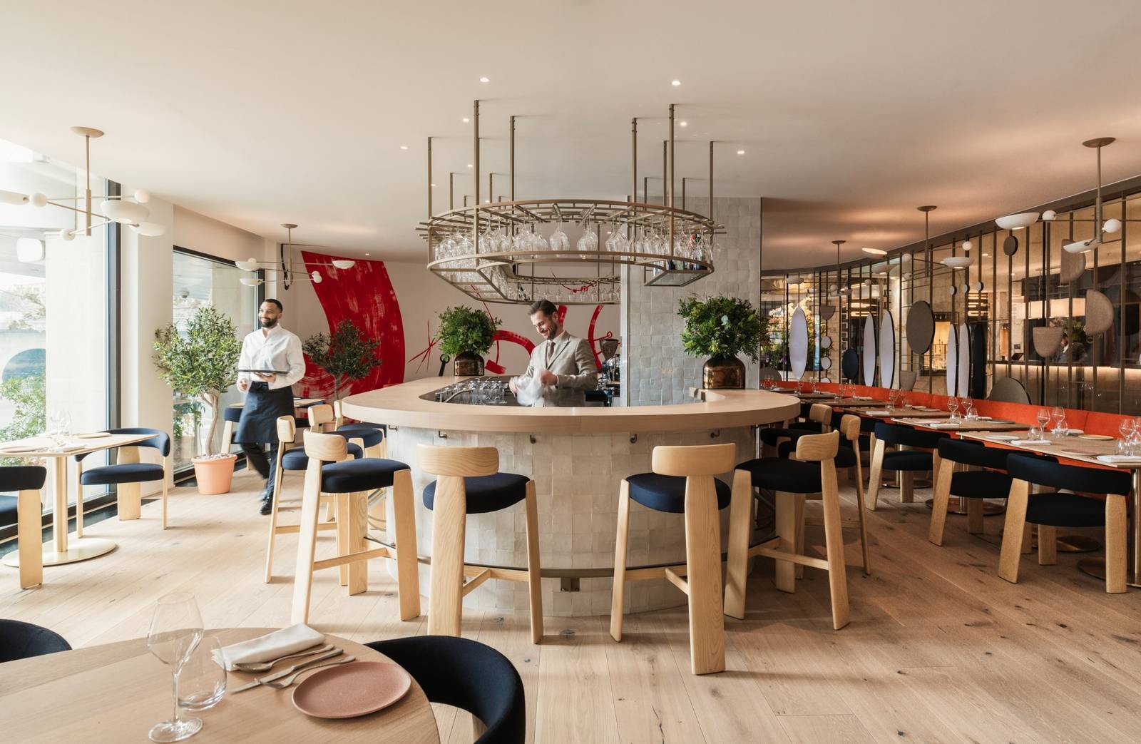 日內瓦文華東方酒店 Ottolenghi 餐廳用餐區