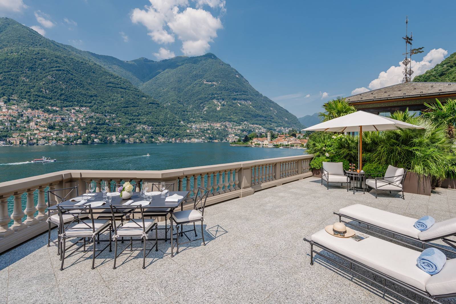 科莫湖文華東方酒店 Panoramic Suite 湖景露台