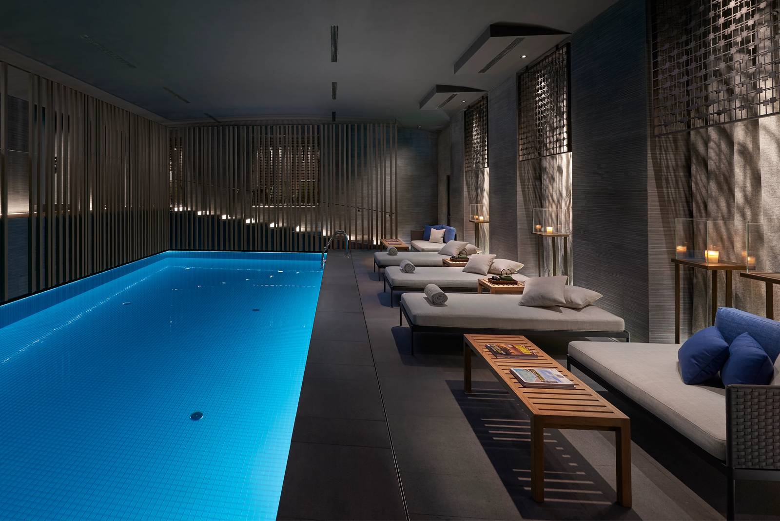 米蘭文華東方酒店 Spa 室內溫水泳池