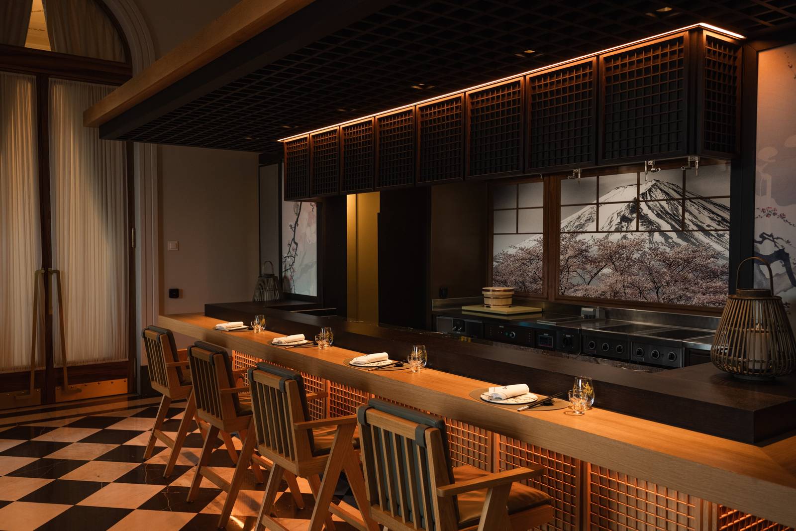 琉森文華東方酒店 Minamo omakase 吧台