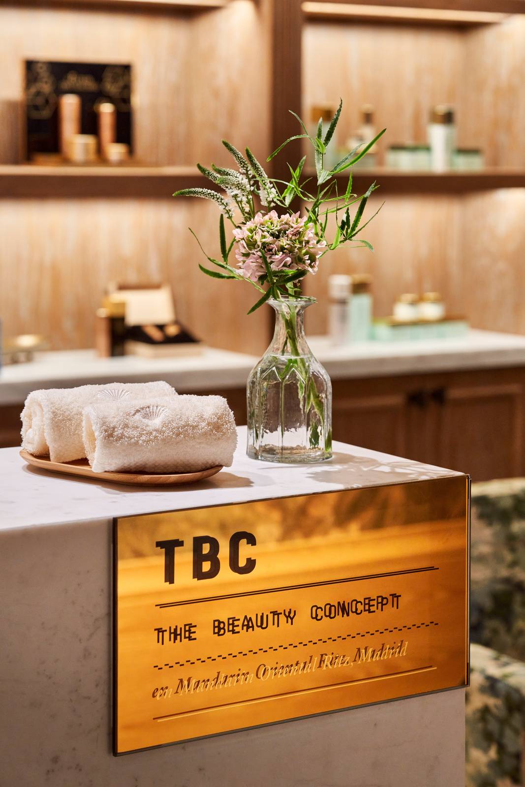 馬德里文華東方麗思酒店 The Beauty Concept Spa 接待區