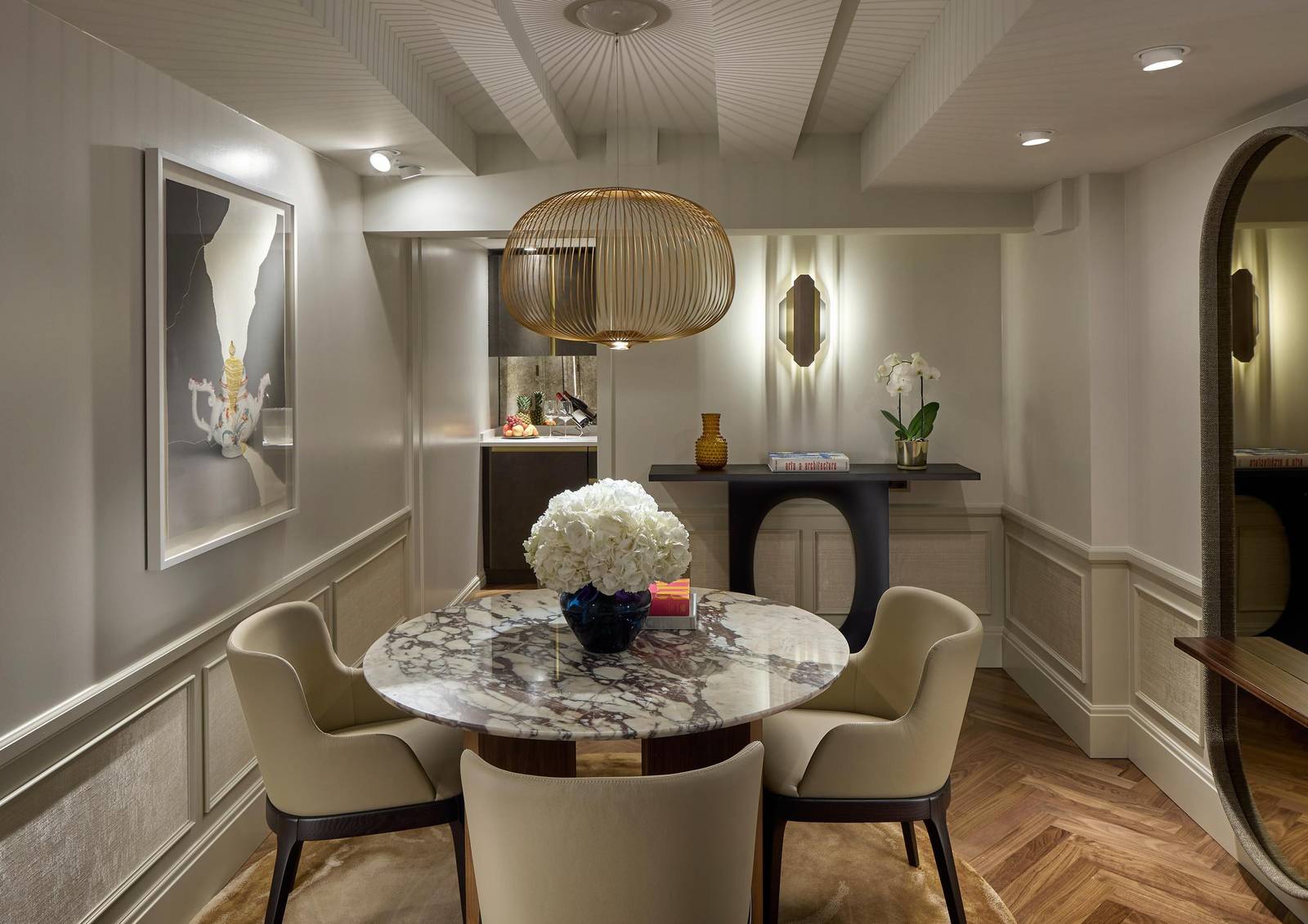 蘇黎世 Mandarin Oriental Savoy Orsini Suite 用餐區