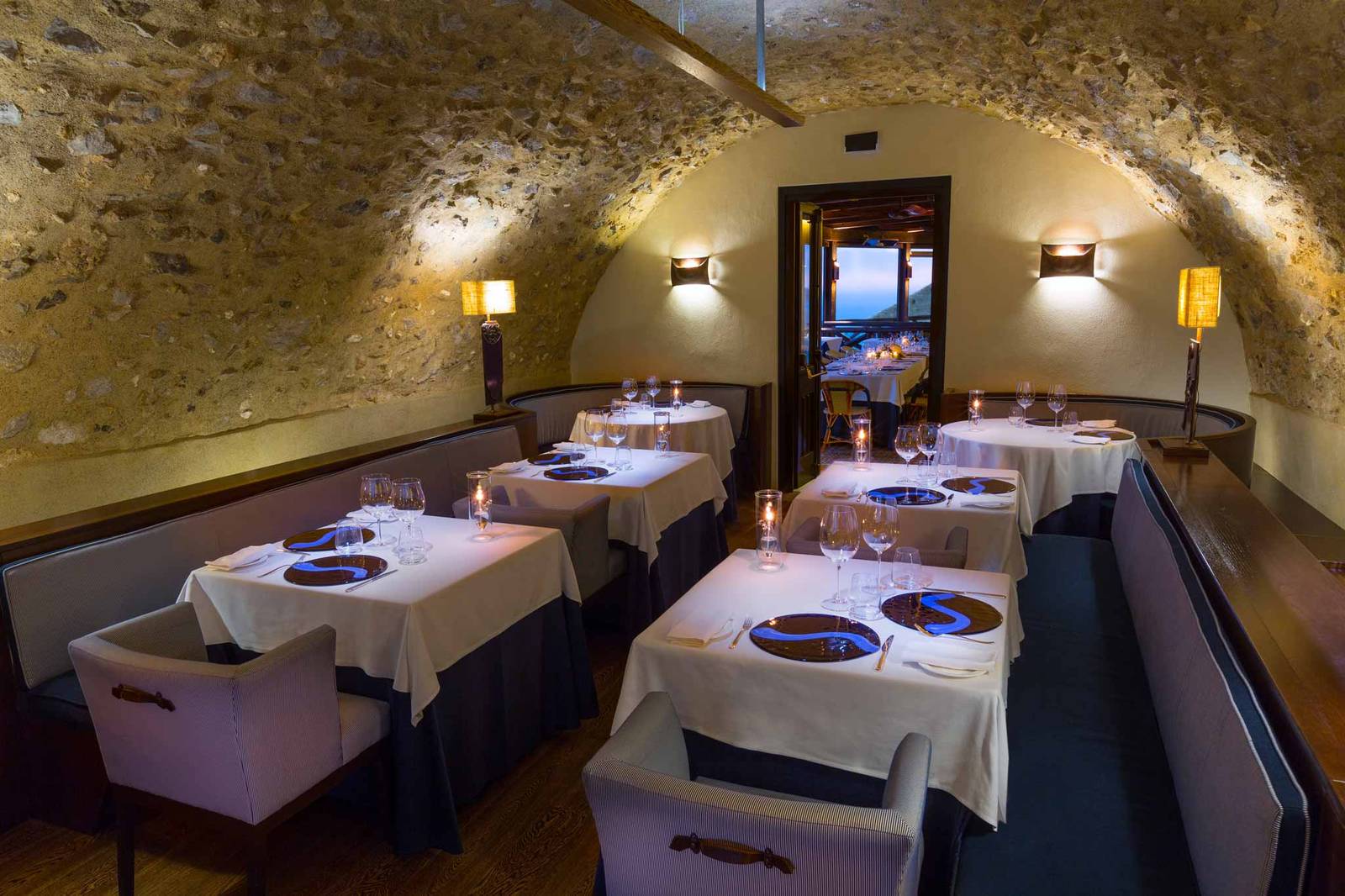 Monastero Santa Rosa Il Refettorio 餐廳拱頂用餐室