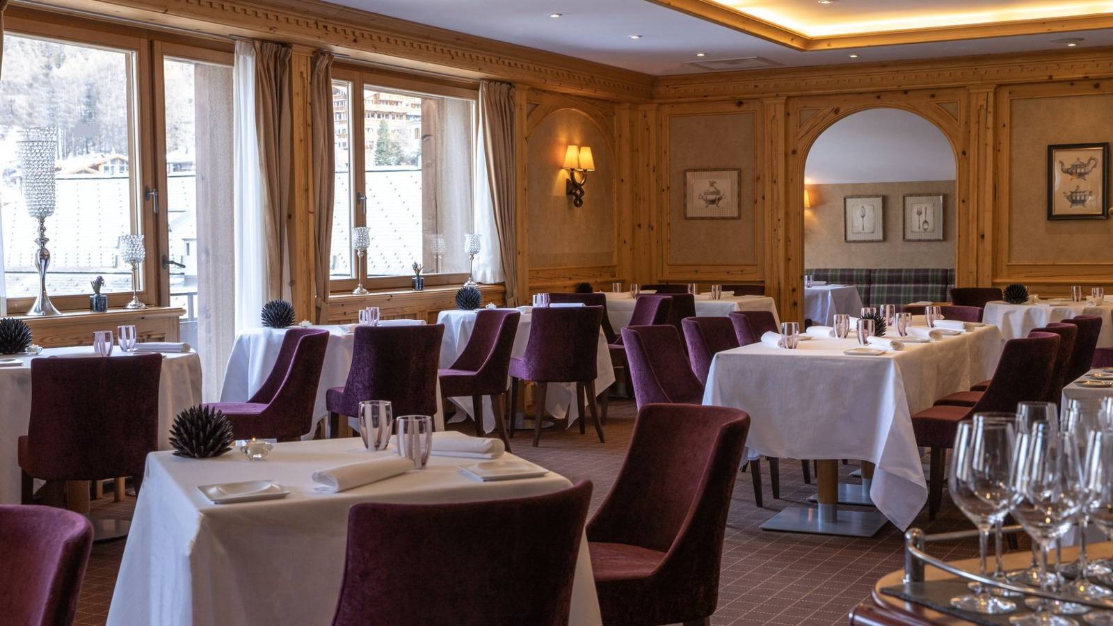 Mont Cervin Palace Ristorante Capri 用餐室