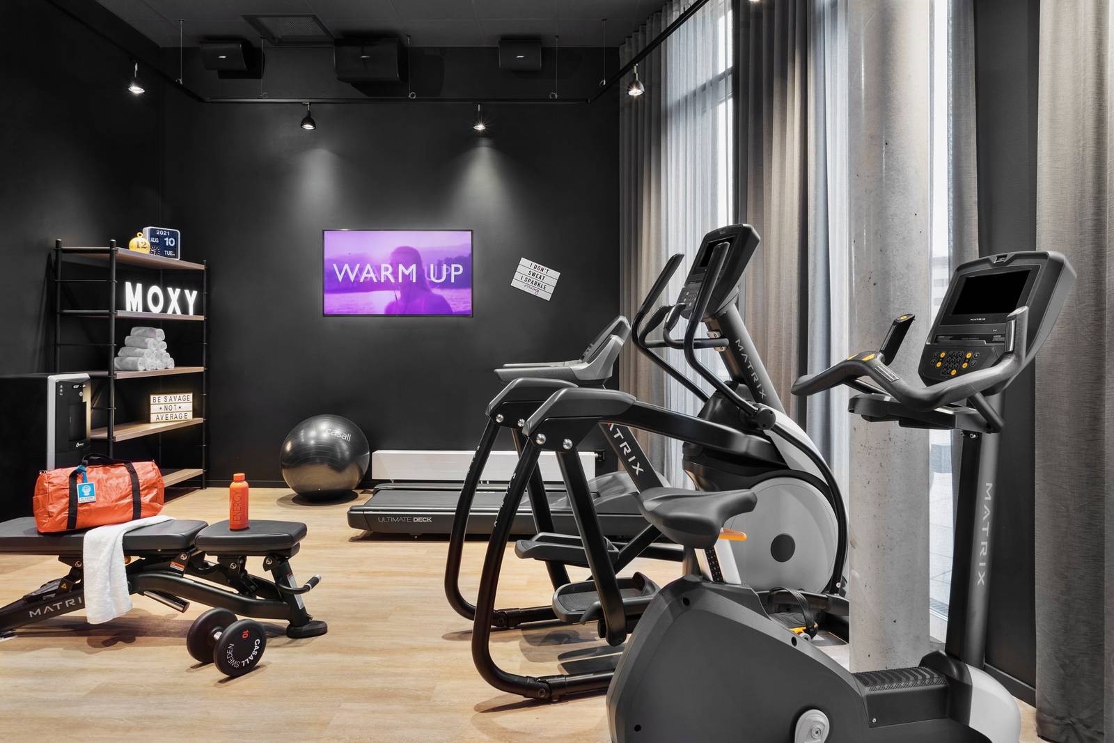 Moxy Bergen 24 小時健身房