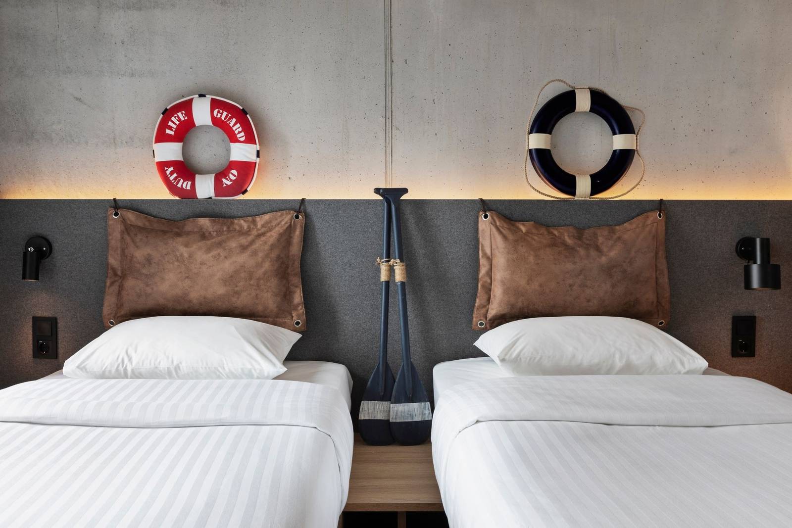 Moxy Bergen 雙床房