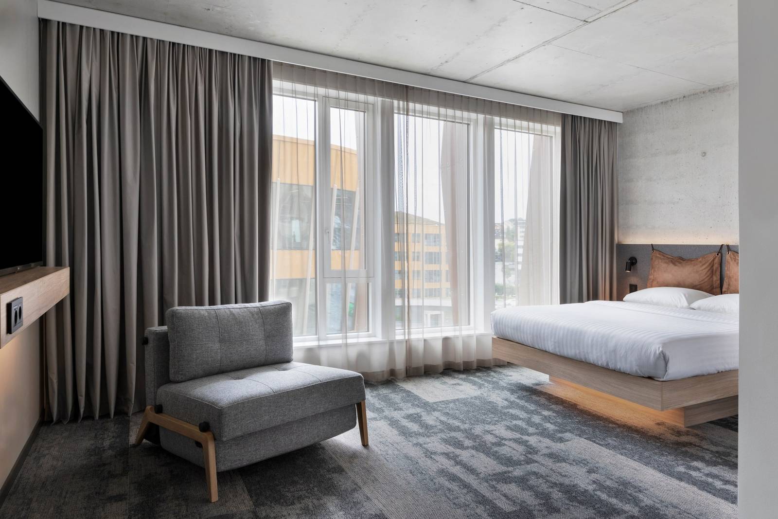 Moxy Bergen 家庭房與沙發床