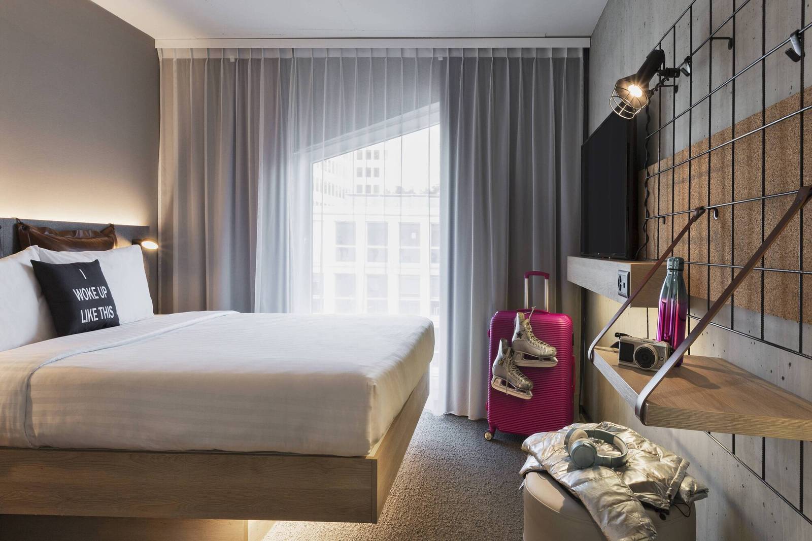 洛桑 Moxy Lausanne City Moxy Sleeper 大床房