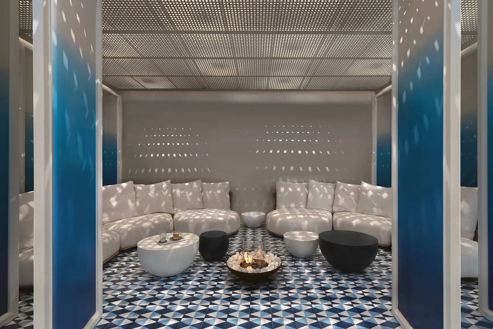米克諾斯 Mykonos Grand Hotel & Resort Althea Spa 休憩區