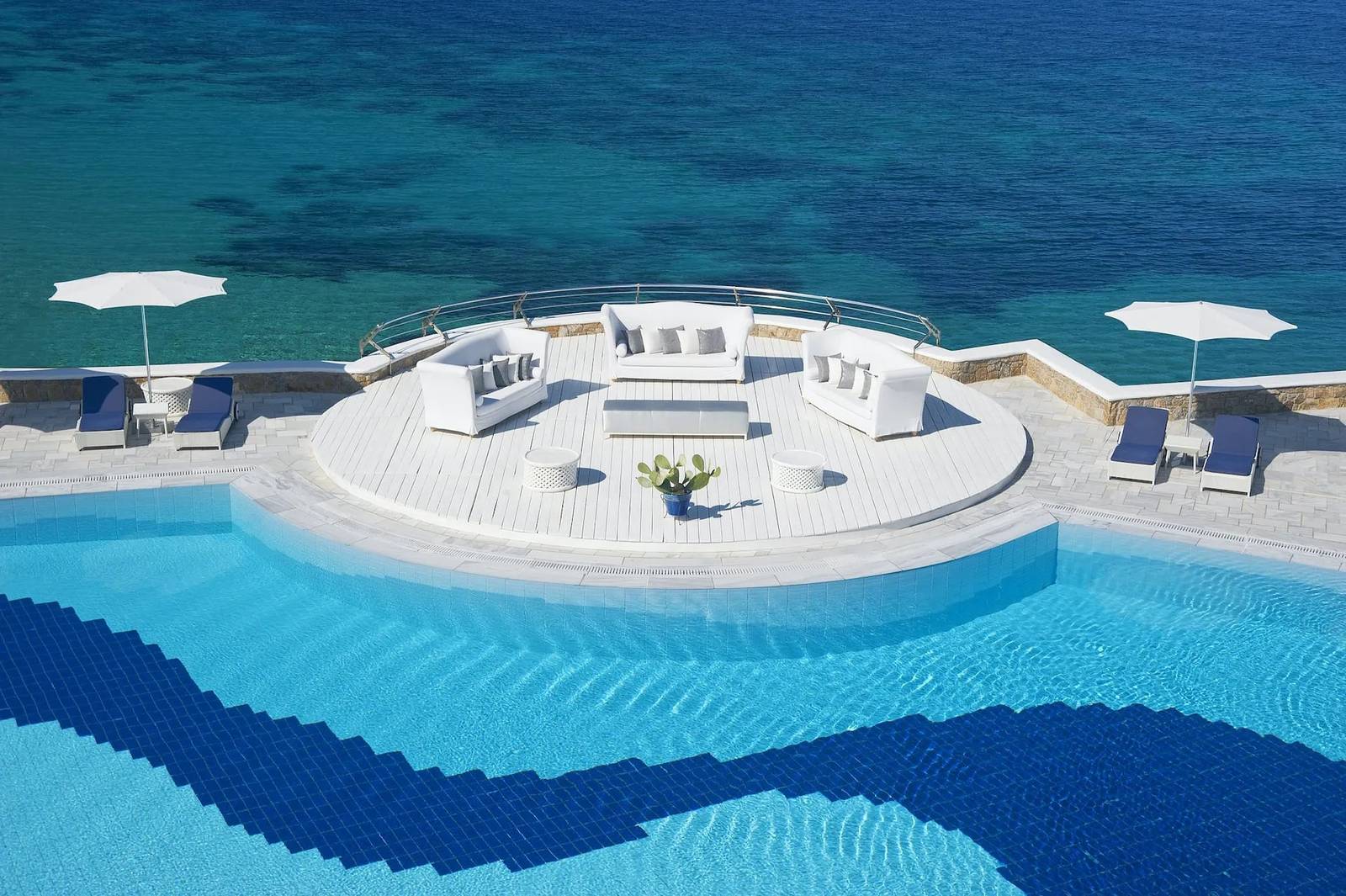 米克諾斯 Mykonos Grand Hotel & Resort 海水家庭泳池