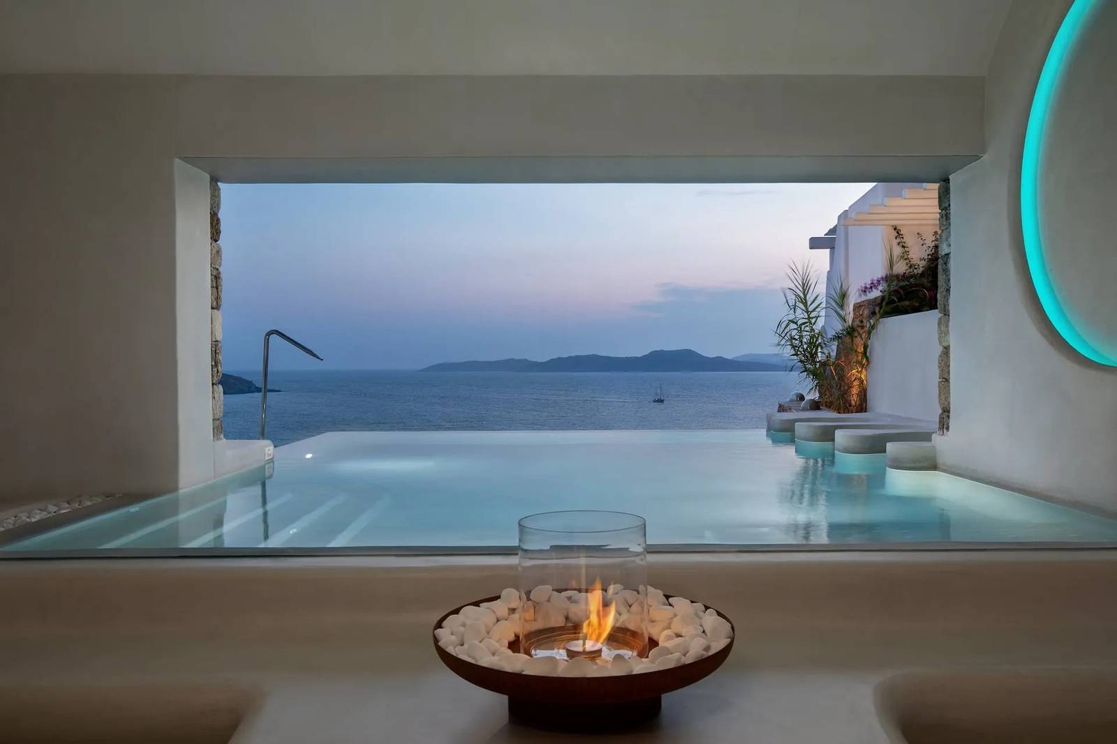 米克諾斯 Mykonos Grand Hotel & Resort Althea Spa 海水療癒池