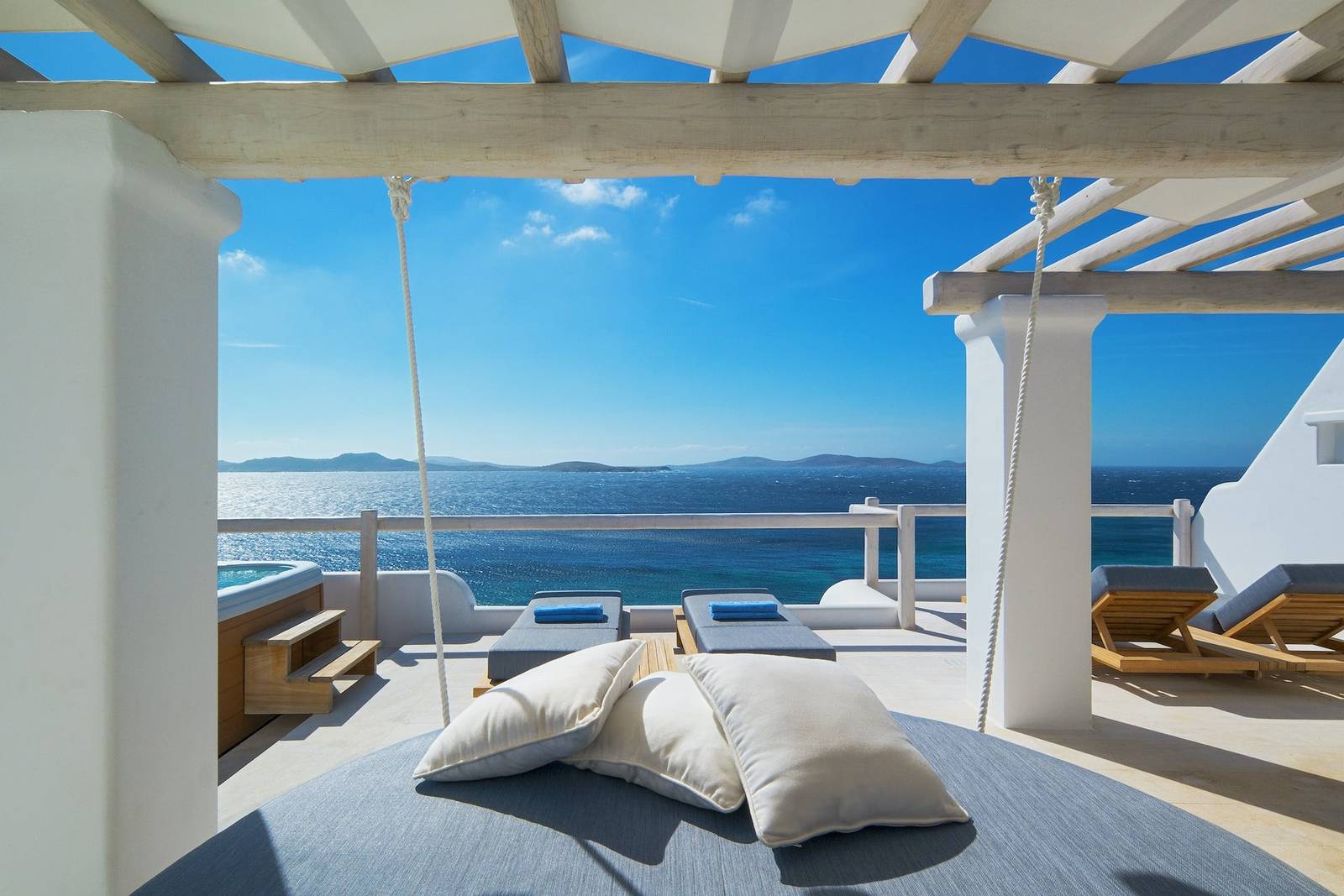 米克諾斯 Mykonos Grand Hotel & Resort Executive Sea View Suite 海景露台