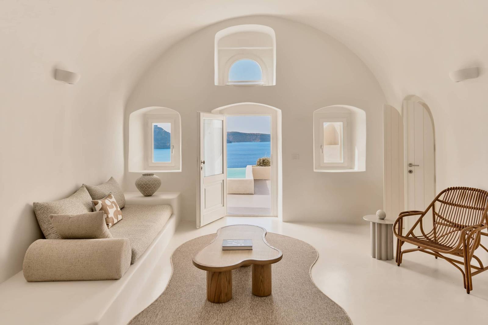 Mystique Holistic Villa 拱頂起居室