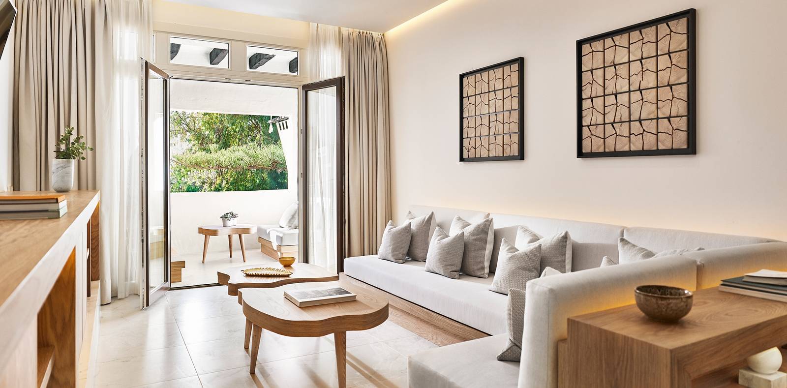 馬貝拉 Nobu Hotel Marbella Junior Suite 起居區