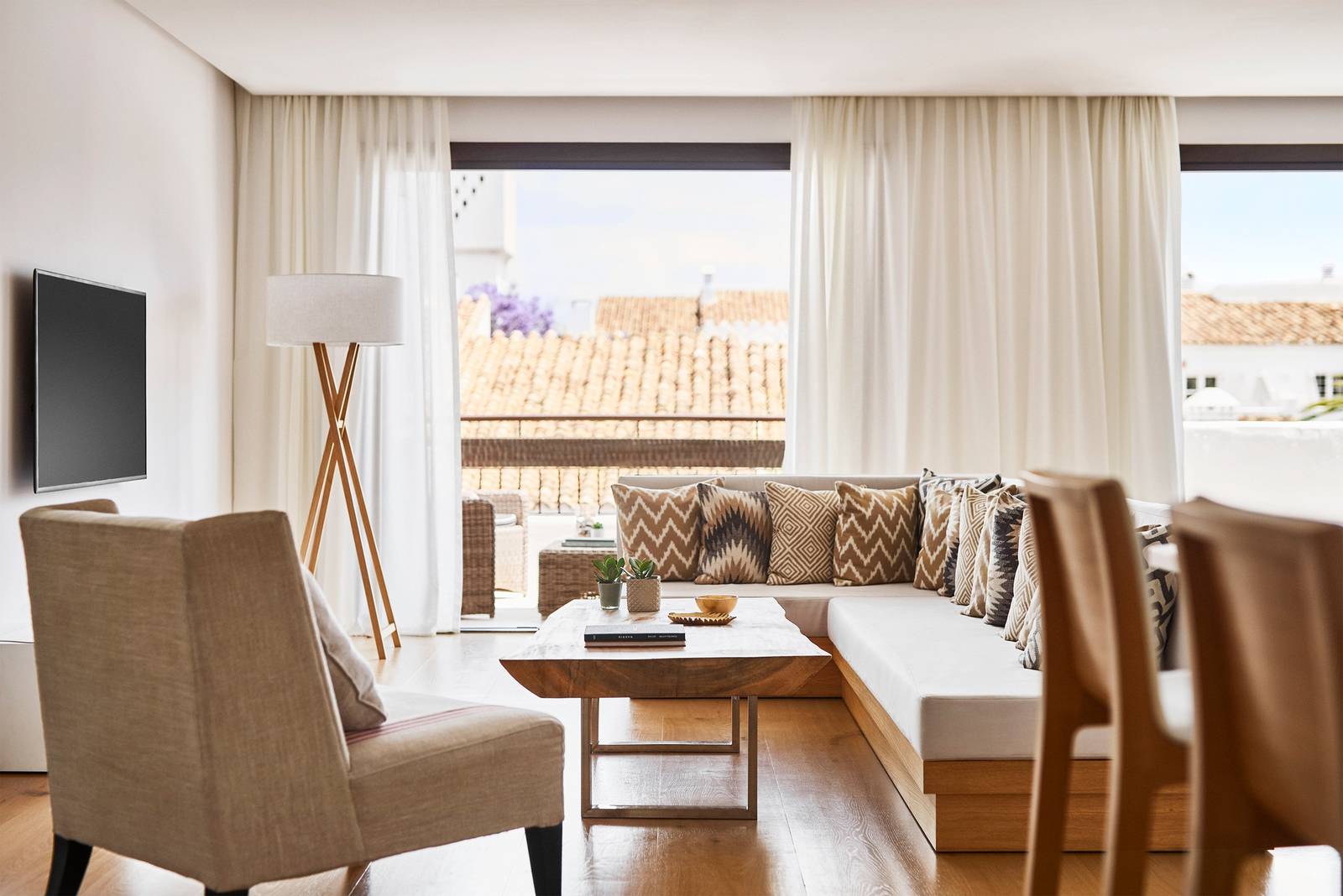 馬貝拉 Nobu Hotel Marbella 四房套房客廳