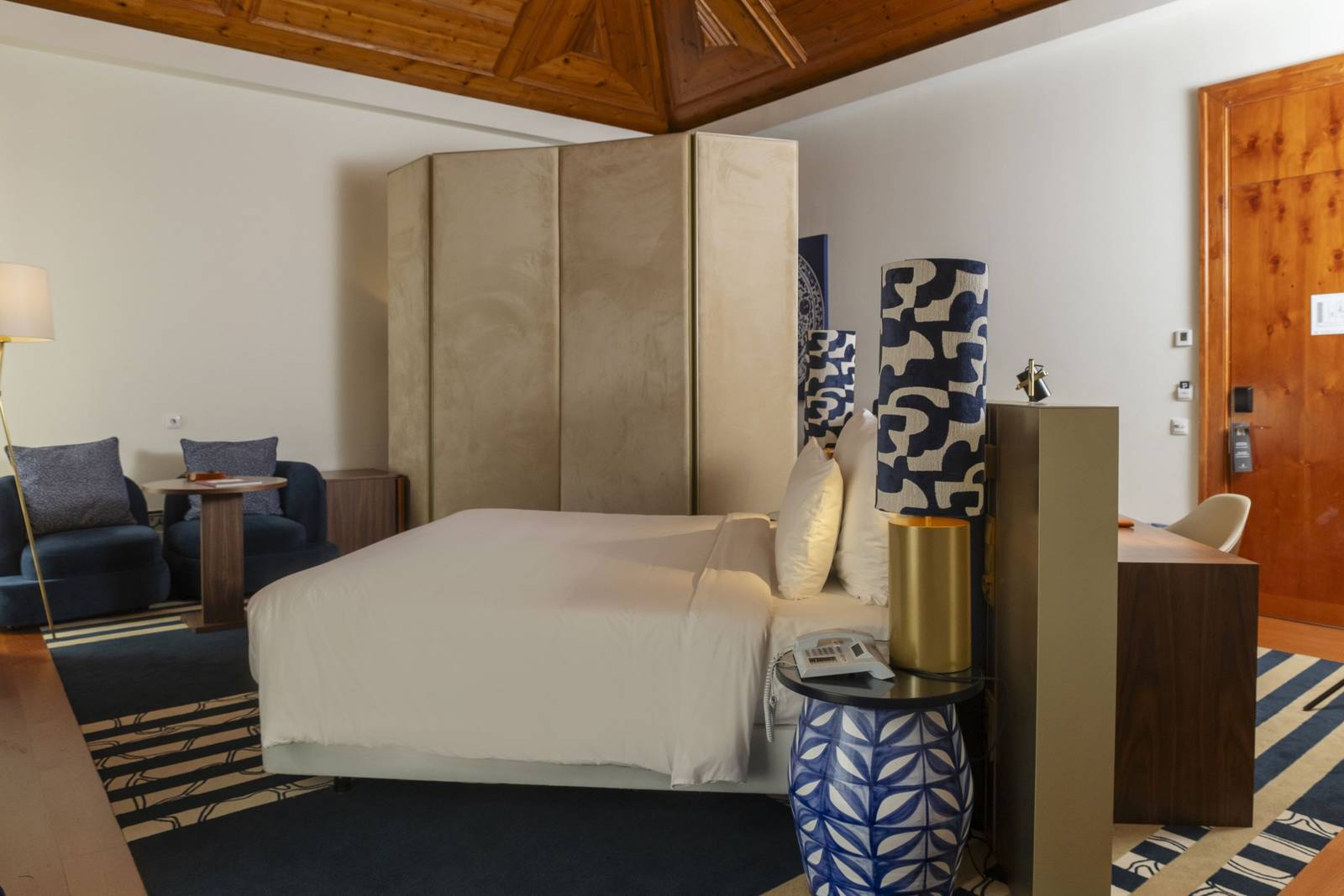 Palácio do Governador Heritage Suite 木作天花板客房