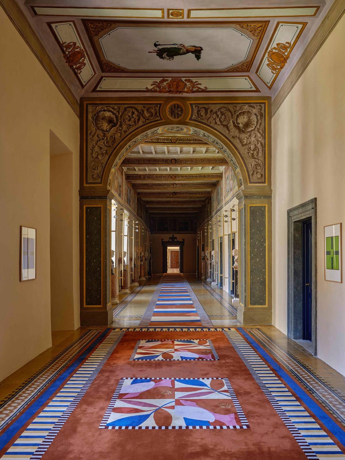 羅馬 Palazzo Talìa 主樓層廊道