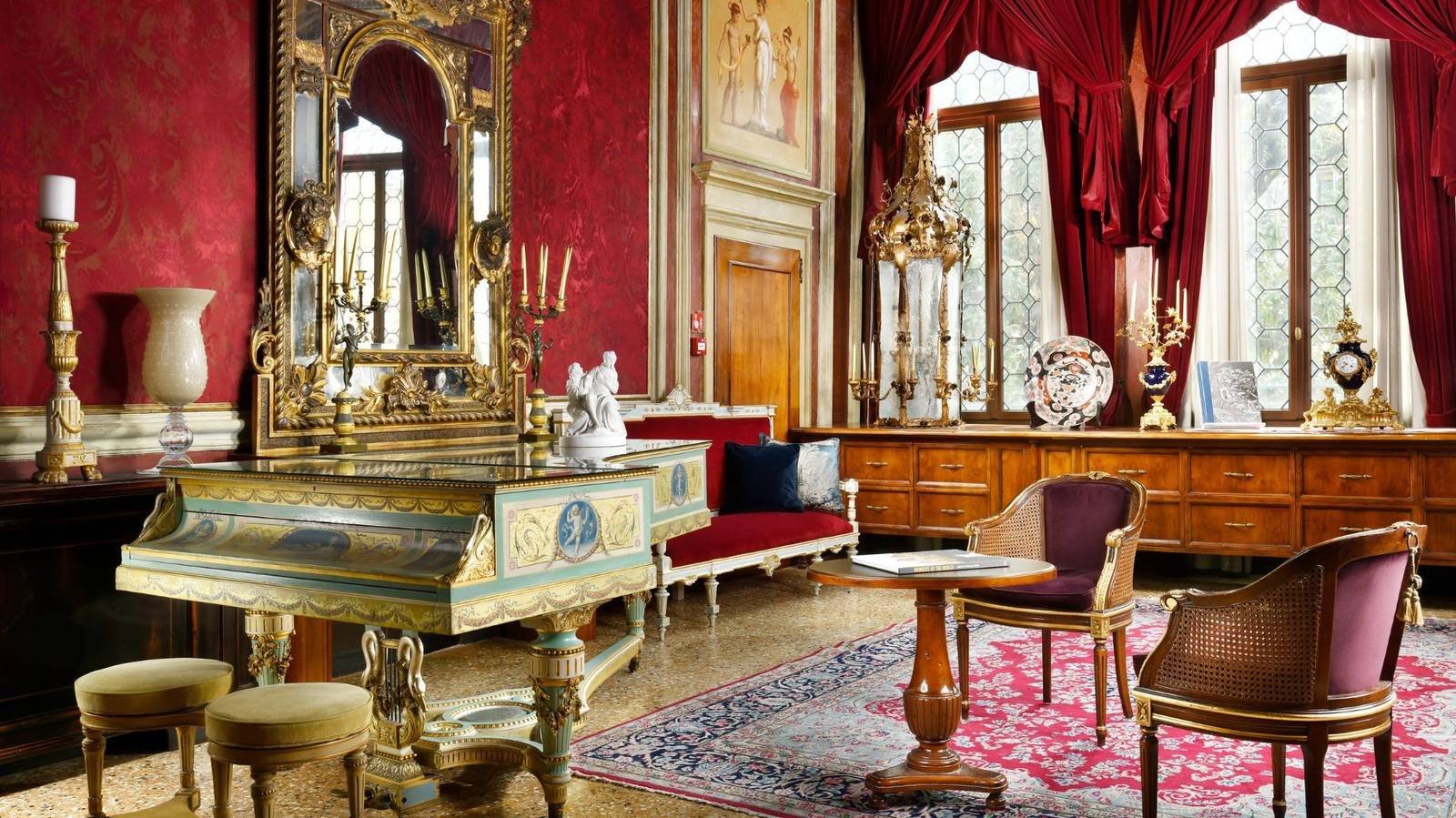 Palazzo Venart 貴族樓層的沙龍廳