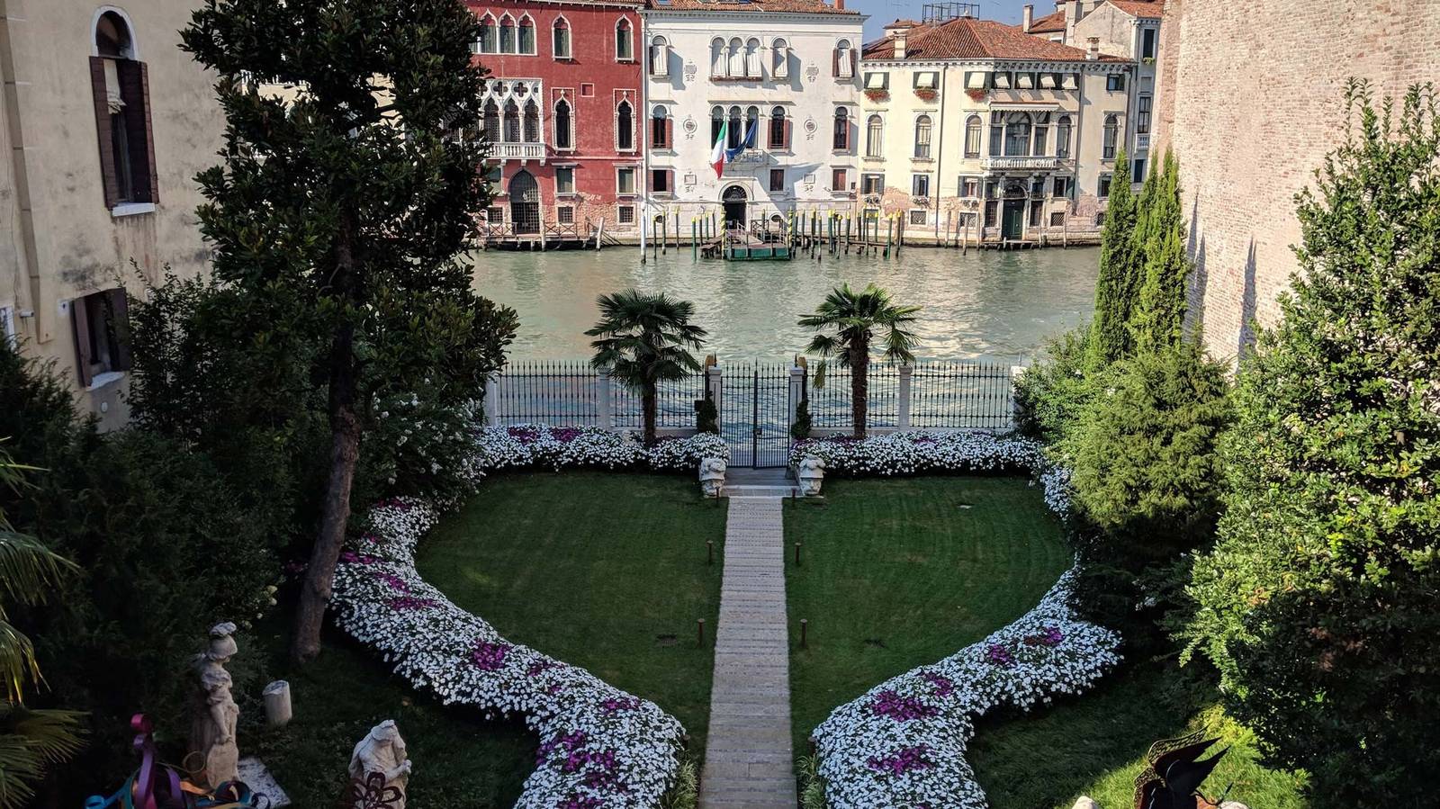 Palazzo Venart 花園步道盡頭的大運河