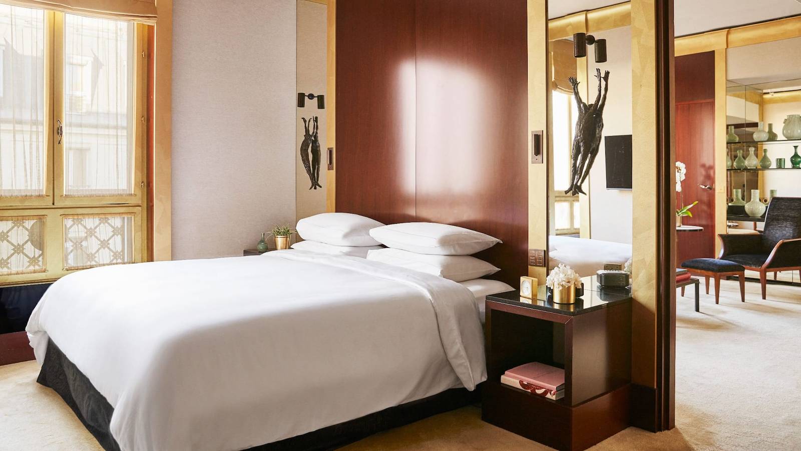 巴黎柏悅酒店 Park Executive Suite 臥室