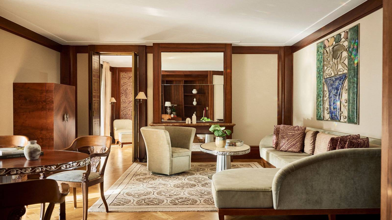 維也納柏悅酒店 Ambassador Suite 起居室