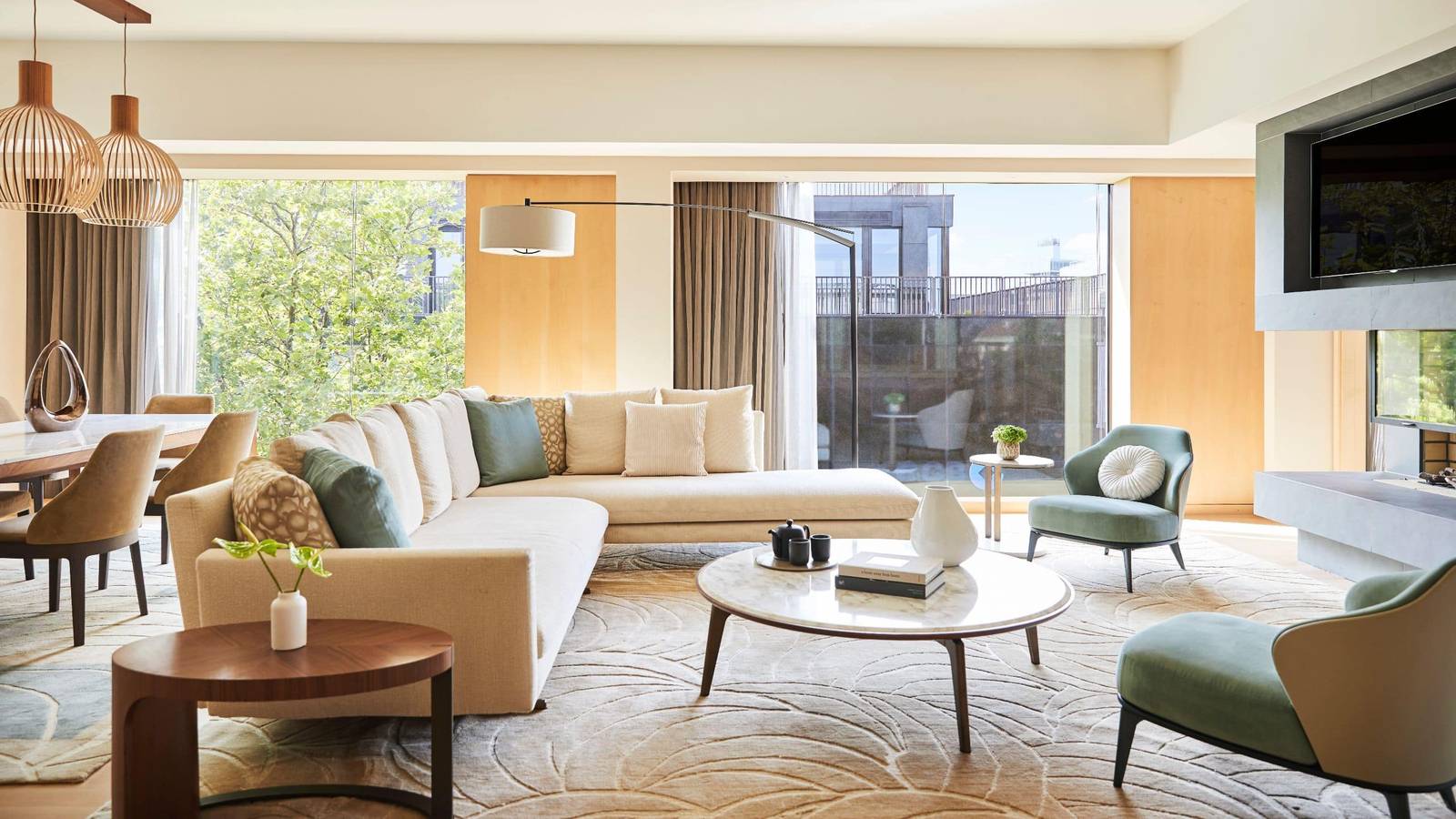 蘇黎世柏悅酒店 Presidential Suite 客廳