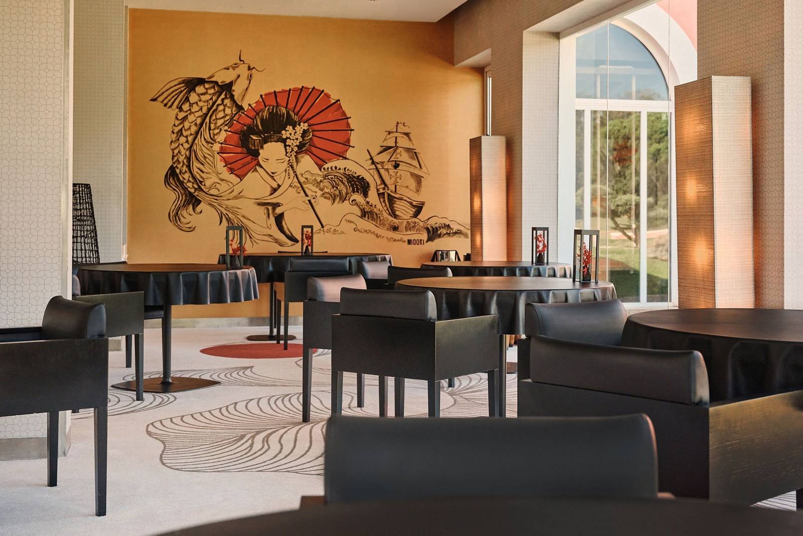 Penha Longa Resort Midori 日式餐廳用餐區