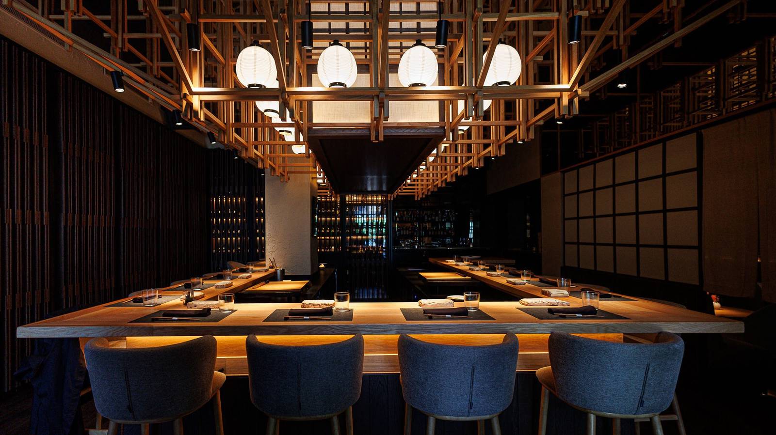 Puente Romano PurOsushi omakase 吧台