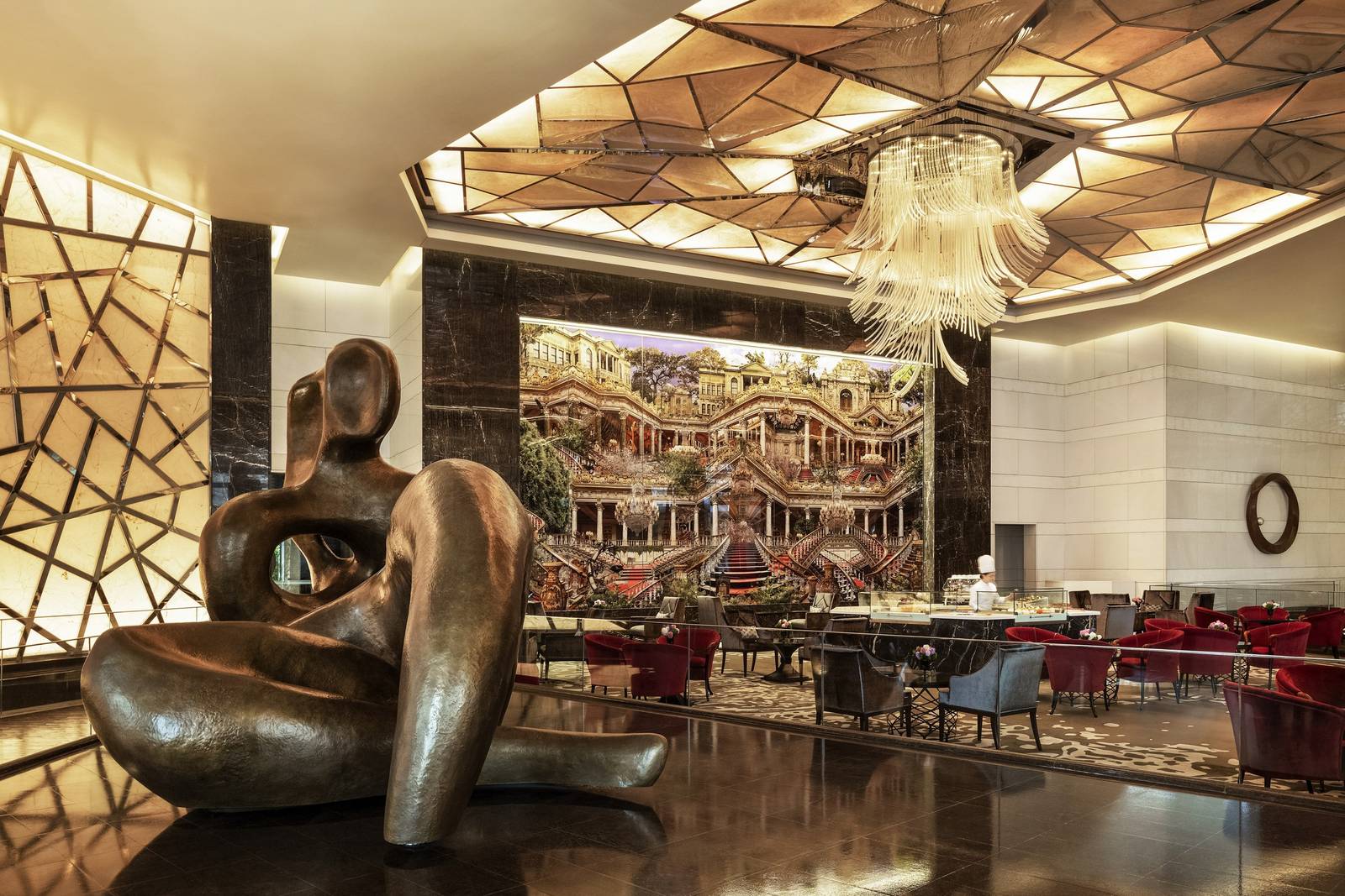 伊斯坦堡萊佛士酒店 Lavinia Lounge 大廳雕塑與藝術品