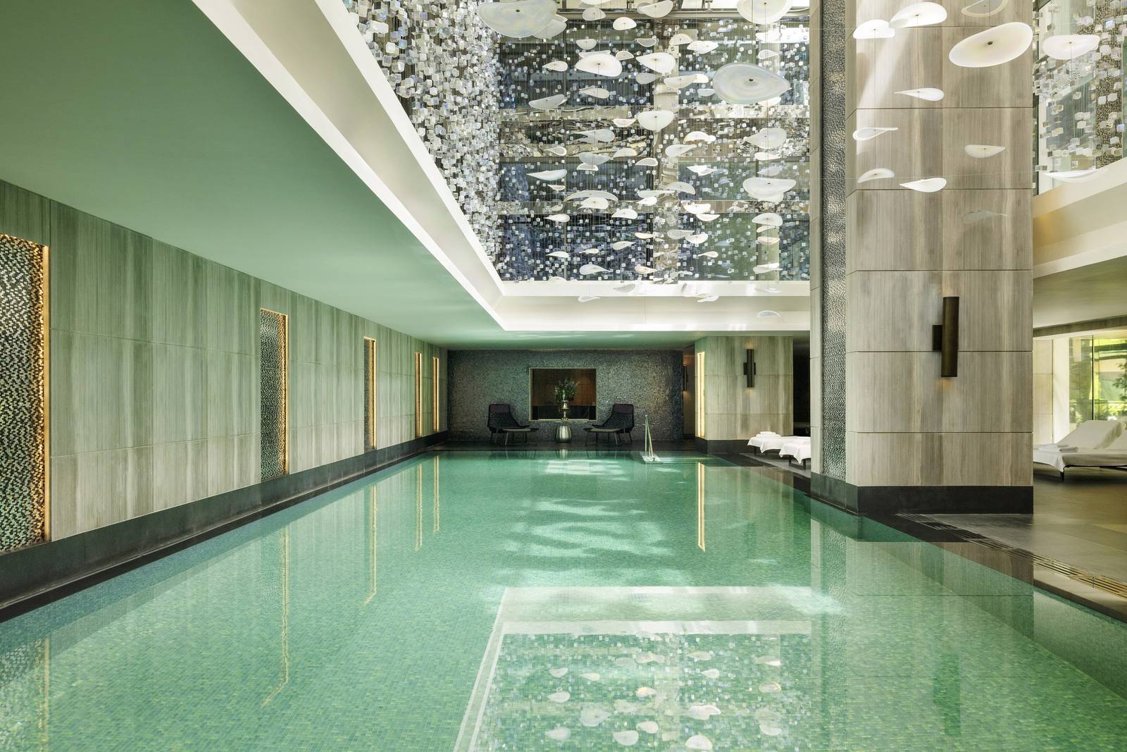 伊斯坦堡萊佛士酒店 Spa 室內泳池