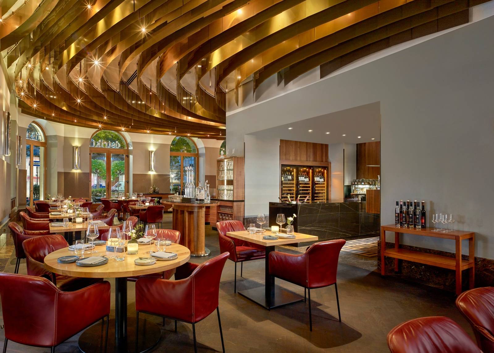 維也納麗思卡爾頓酒店 Dstrikt Steakhouse 用餐區