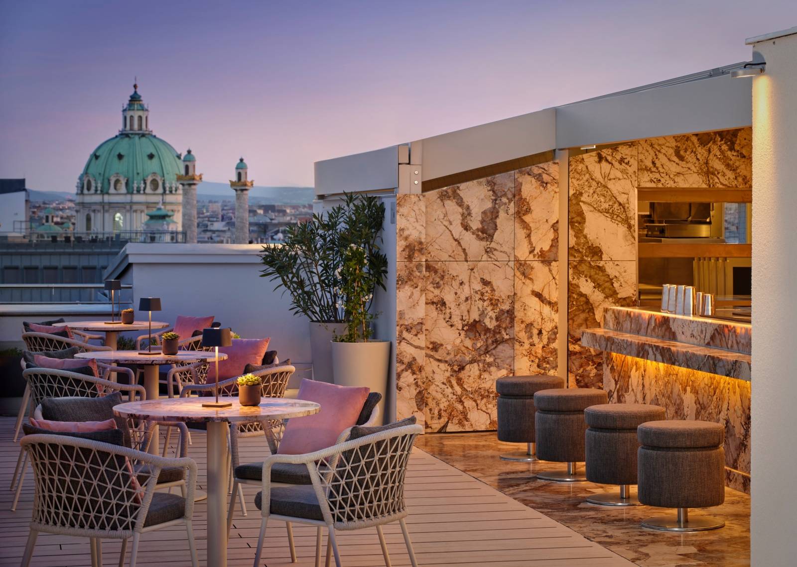 維也納麗思卡爾頓酒店 Atmosphere Rooftop Bar 頂樓露台