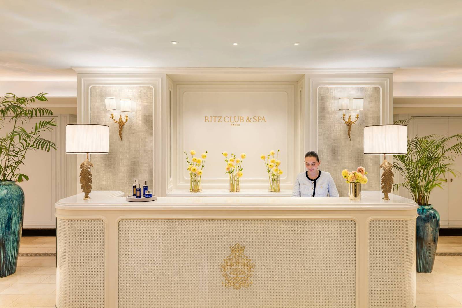 巴黎麗池酒店 Ritz Club & Spa 接待處