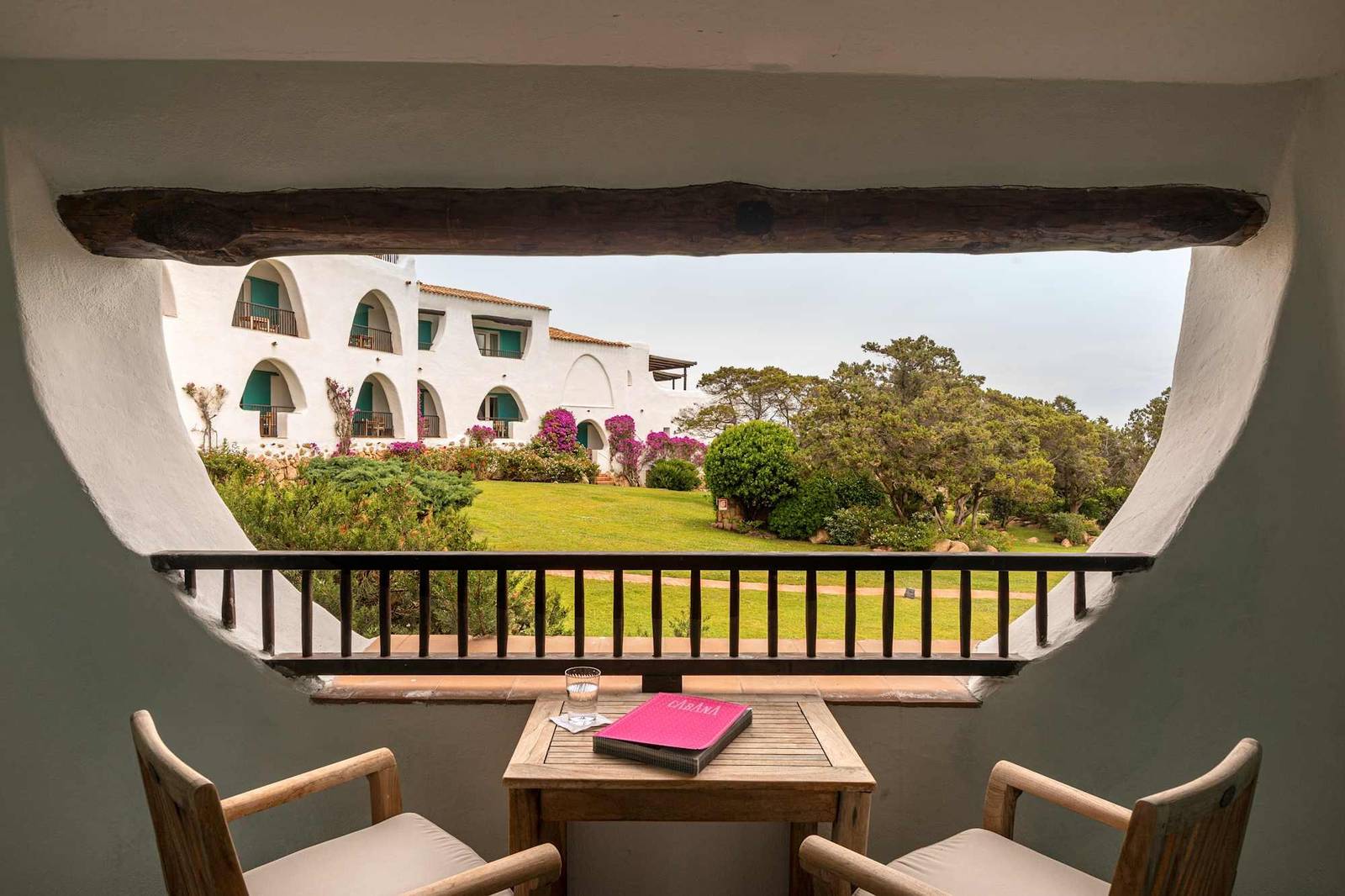 Romazzino Deluxe Garden Room 陽台景觀